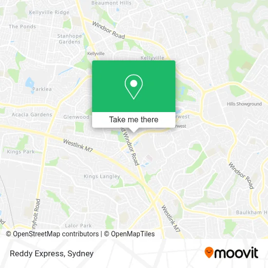 Reddy Express map