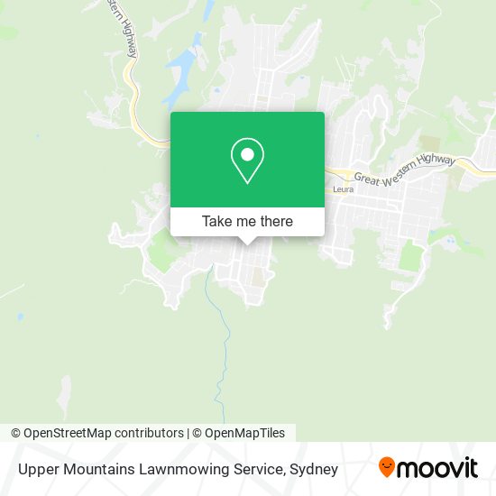 Upper Mountains Lawnmowing Service map