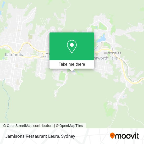 Jamisons Restaurant Leura map