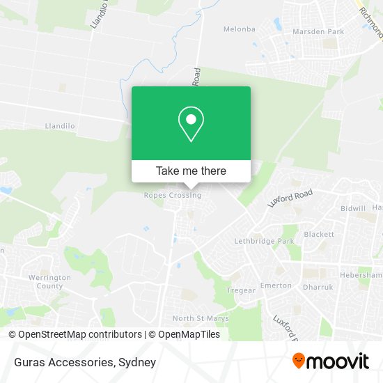 Guras Accessories map