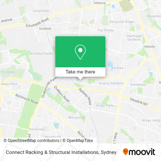 Connect Racking & Structural Installations map
