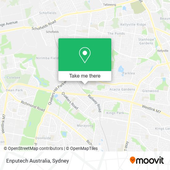 Mapa Enputech Australia