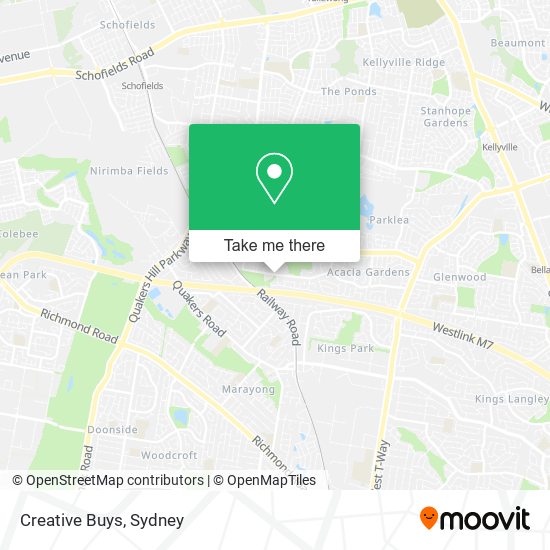 Creative Buys map