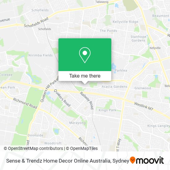 Sense & Trendz Home Decor Online Australia map