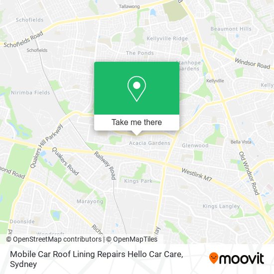 Mapa Mobile Car Roof Lining Repairs Hello Car Care