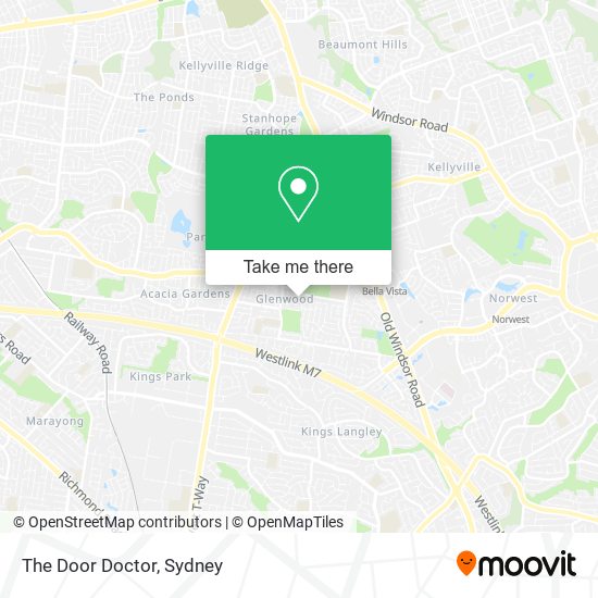 The Door Doctor map