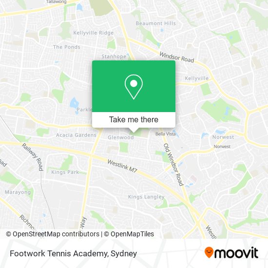 Footwork Tennis Academy map