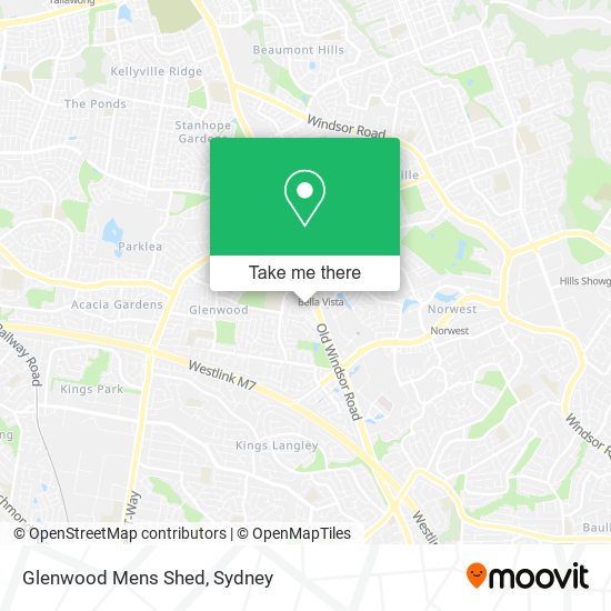 Glenwood Mens Shed map