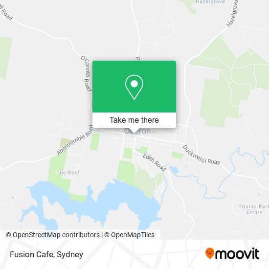 Fusion Cafe map