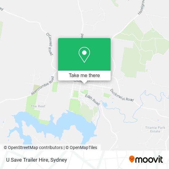 U Save Trailer Hire map