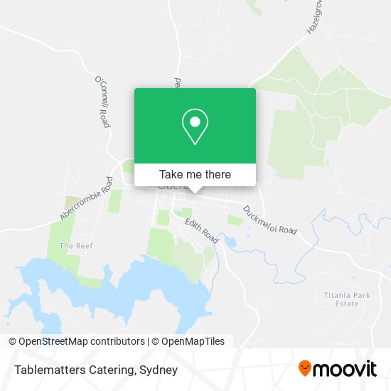 Tablematters Catering map