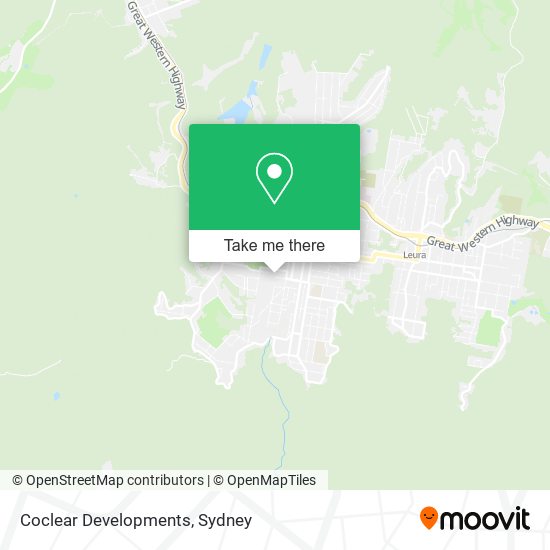 Coclear Developments map