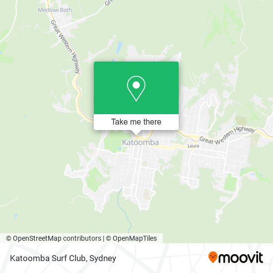 Katoomba Surf Club map