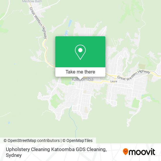 Mapa Upholstery Cleaning Katoomba GDS Cleaning