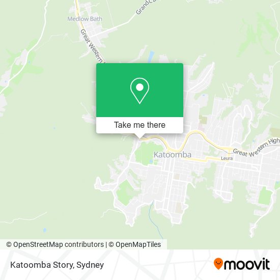 Mapa Katoomba Story