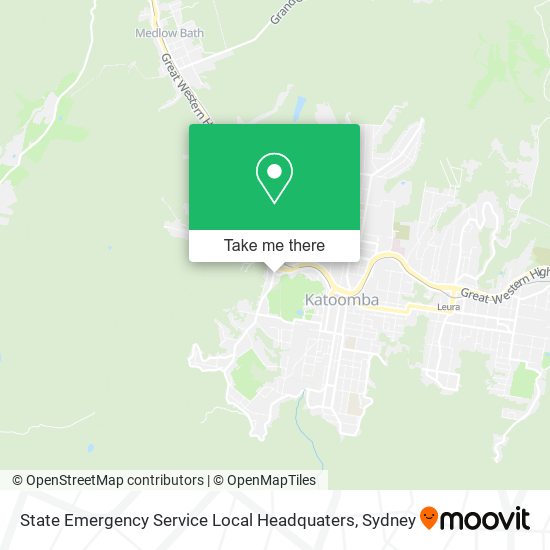 State Emergency Service Local Headquaters map