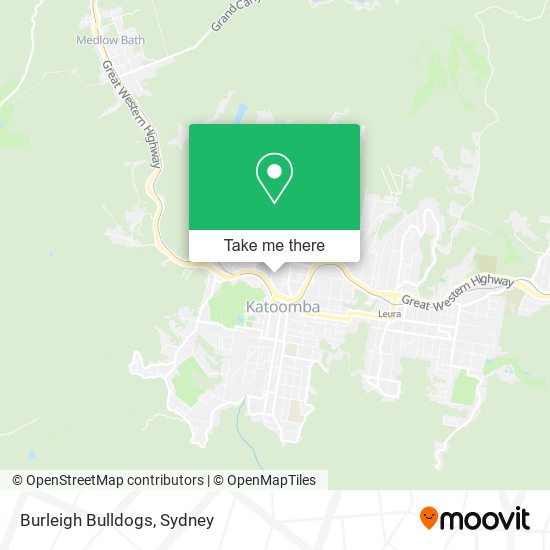 Burleigh Bulldogs map