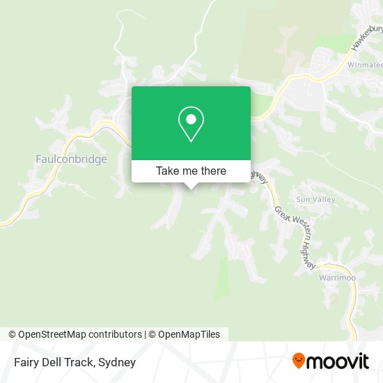 Mapa Fairy Dell Track