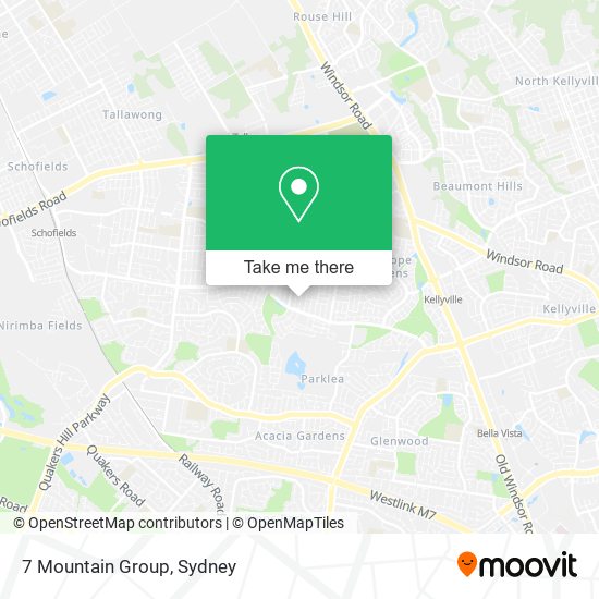 7 Mountain Group map