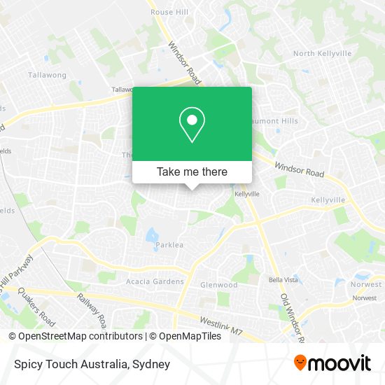 Spicy Touch Australia map