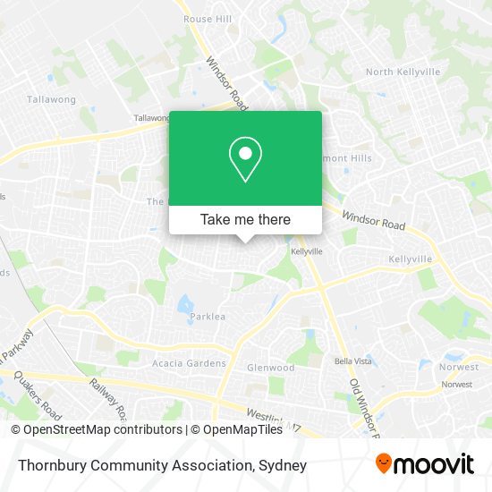 Mapa Thornbury Community Association