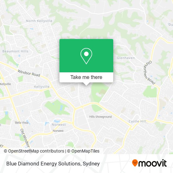 Blue Diamond Energy Solutions map