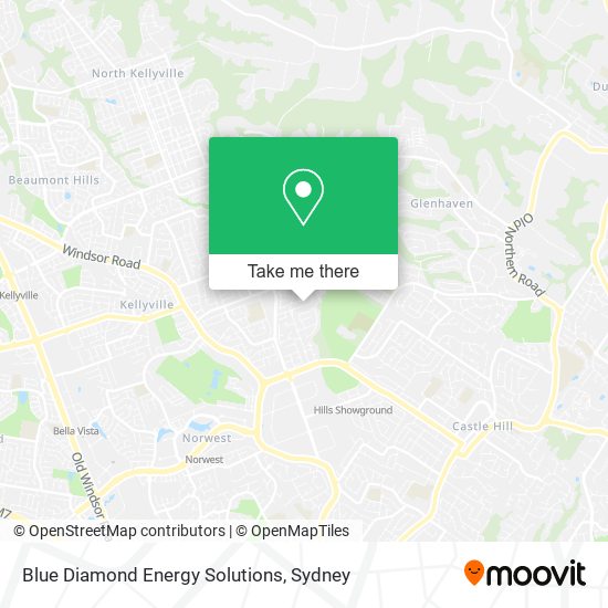 Mapa Blue Diamond Energy Solutions