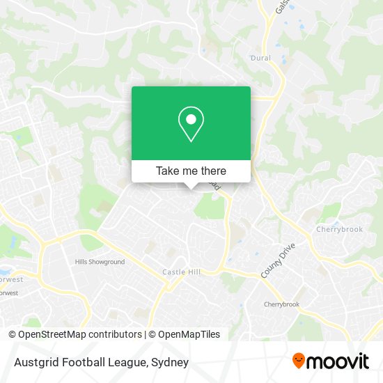Austgrid Football League map