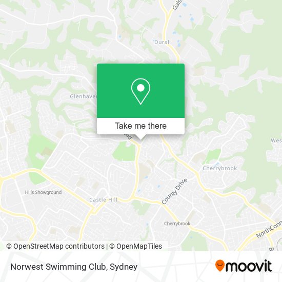 Norwest Swimming Club map