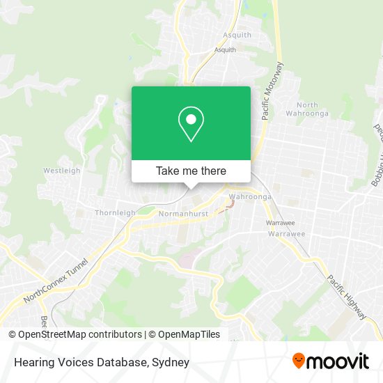 Hearing Voices Database map