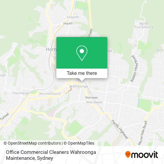 Mapa Office Commercial Cleaners Wahroonga Maintenance