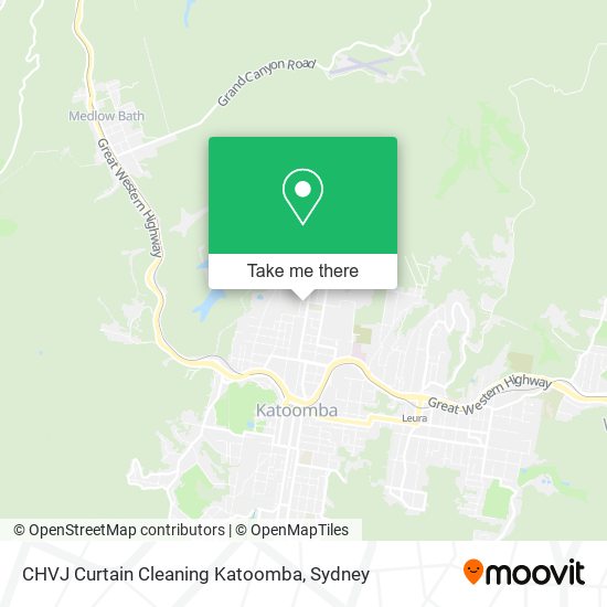 Mapa CHVJ Curtain Cleaning Katoomba