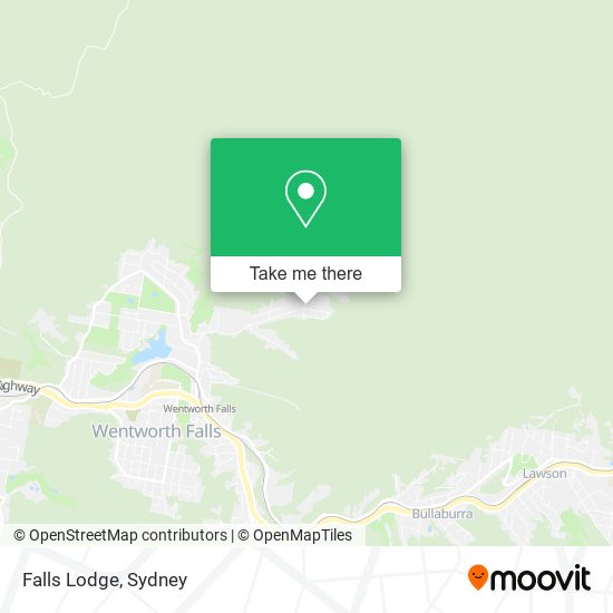 Falls Lodge map