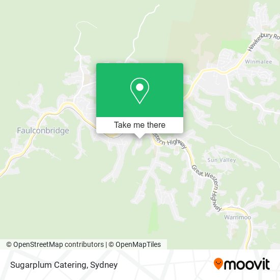 Sugarplum Catering map