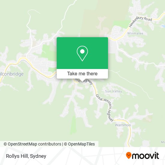 Rollys Hill map