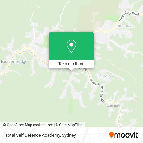 Mapa Total Self Defence Academy