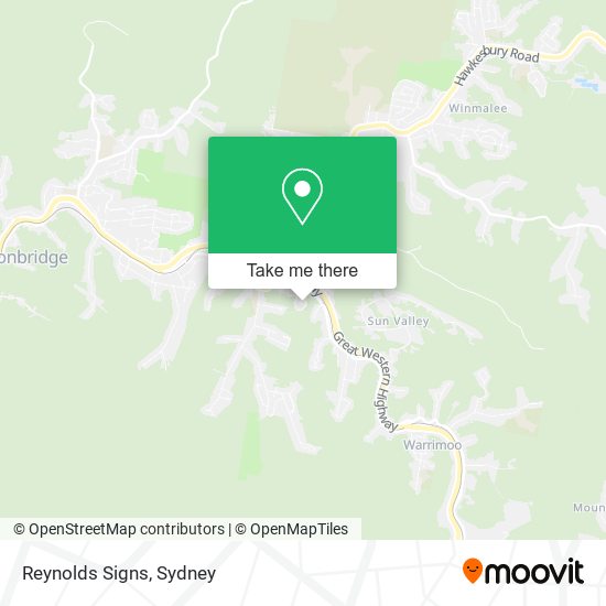 Mapa Reynolds Signs