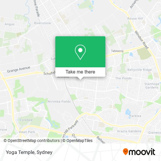 Yoga Temple map