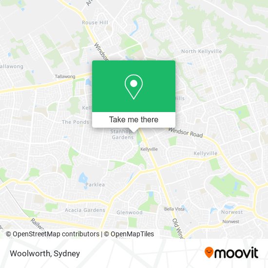 Mapa Woolworth