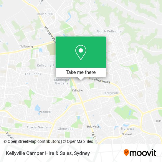 Kellyville Camper Hire & Sales map