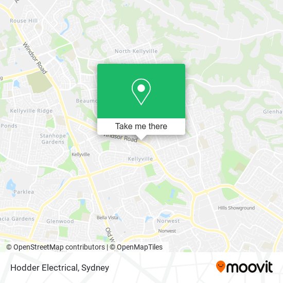 Mapa Hodder Electrical