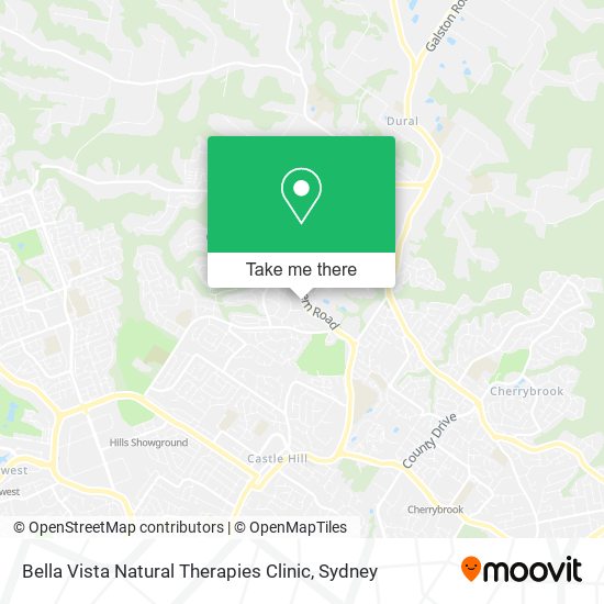 Mapa Bella Vista Natural Therapies Clinic