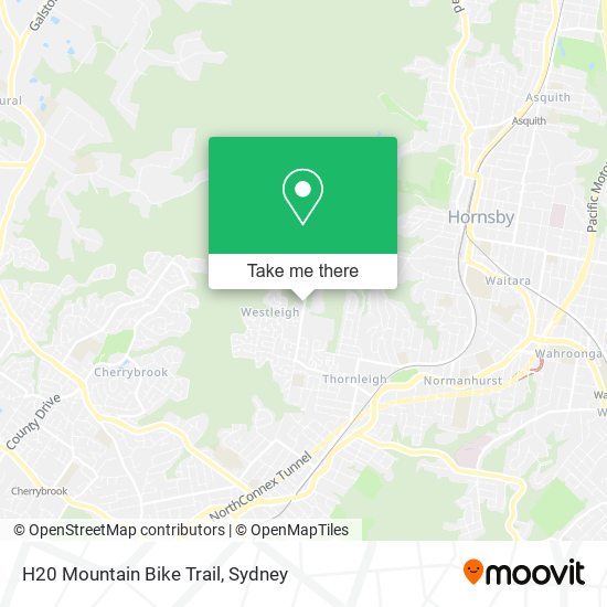 H20 Mountain Bike Trail map