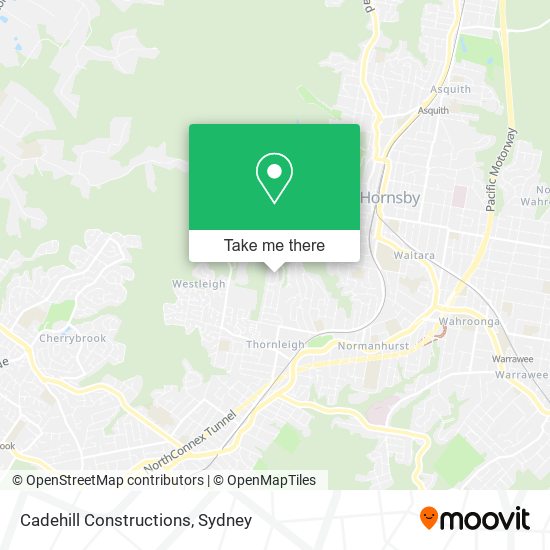 Cadehill Constructions map