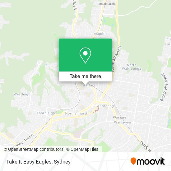Take It Easy Eagles map
