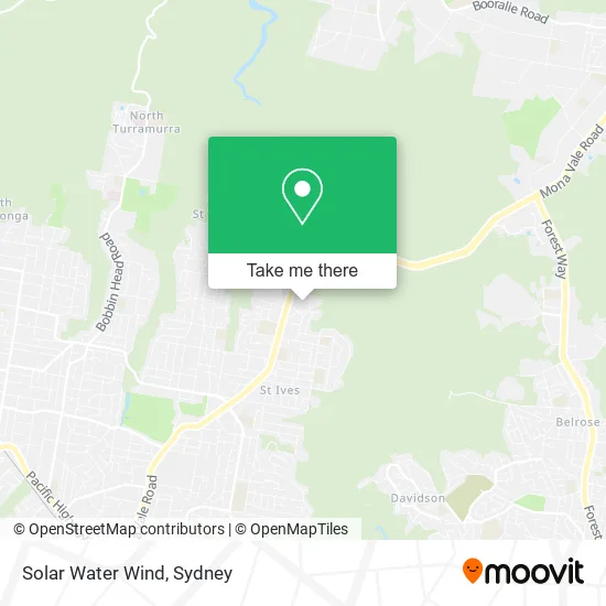 Solar Water Wind map