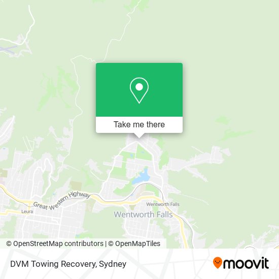 DVM Towing Recovery map