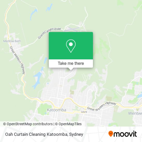 Oah Curtain Cleaning Katoomba map