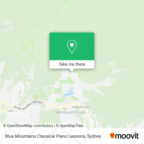 Blue Mountains Classical Piano Lessons map