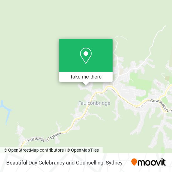 Beautiful Day Celebrancy and Counselling map